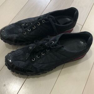 Cole Haan Women's Lace Up Casual Sneakers Black Size 8B